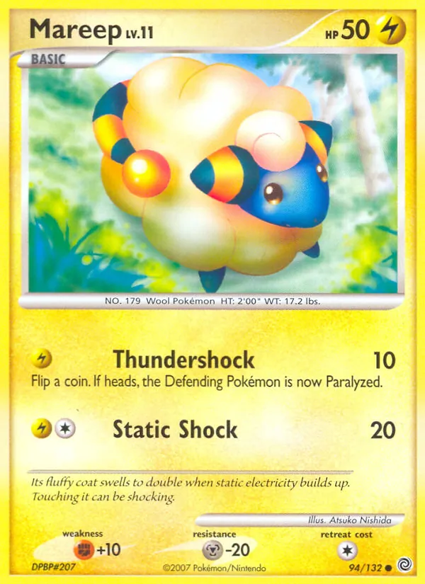 Mareep - Secret Wonders Pokemon Card