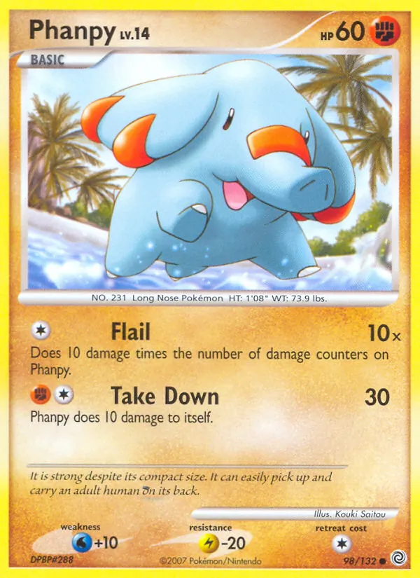 Phanpy - Secret Wonders Pokemon Card