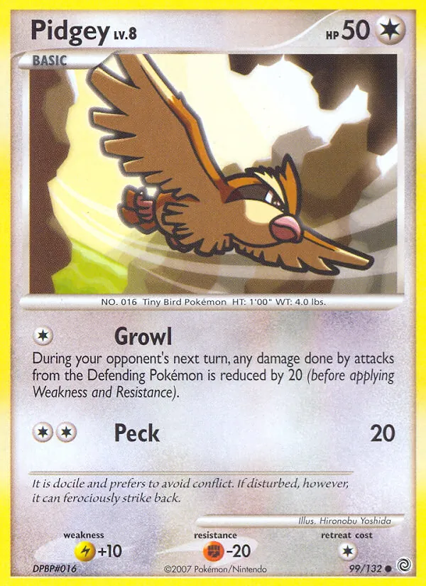 Pidgey - Secret Wonders Pokemon Card