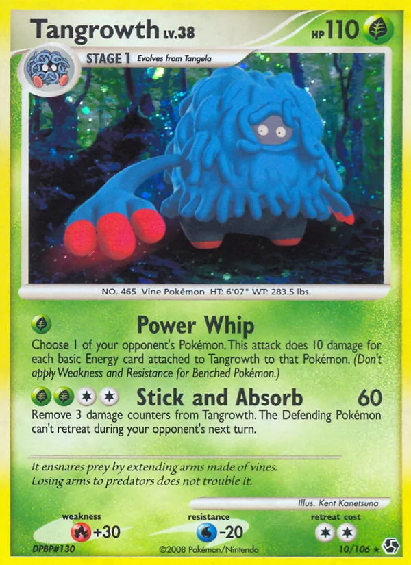 Tangrowth - Great Encounters Pokemon Card
