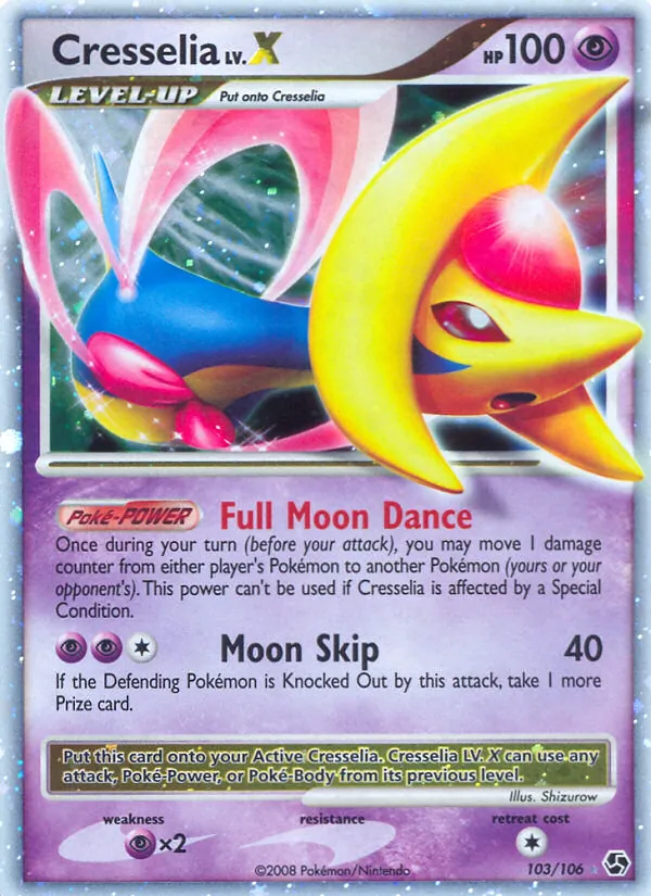 Cresselia - Great Encounters Pokemon Card