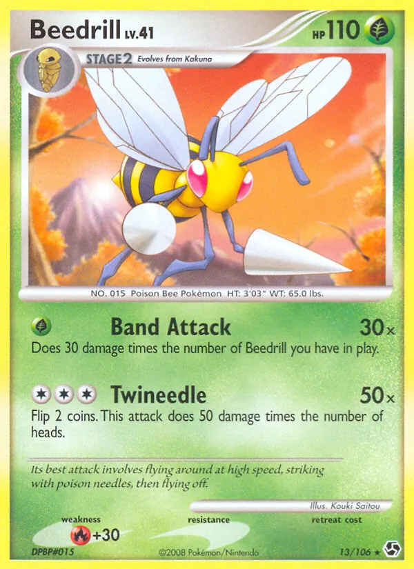 Beedrill - Great Encounters Pokemon Card