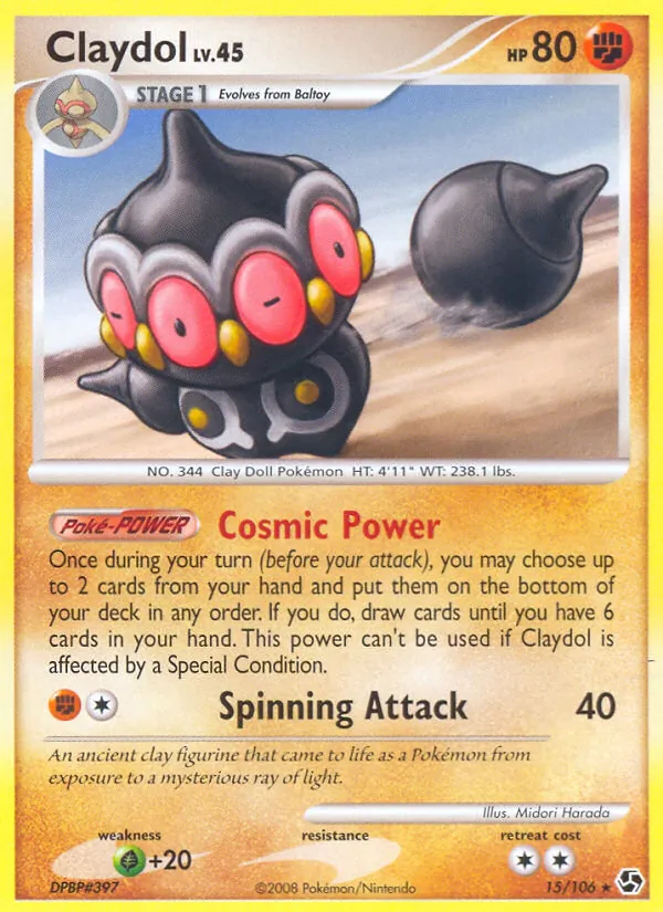 Claydol - Great Encounters Pokemon Card