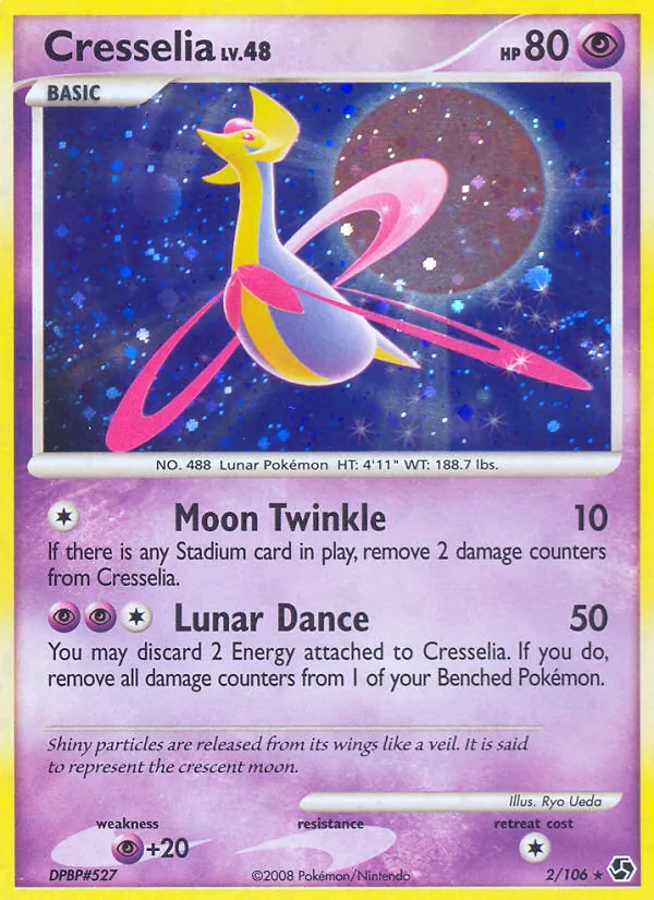 Cresselia - Great Encounters Pokemon Card