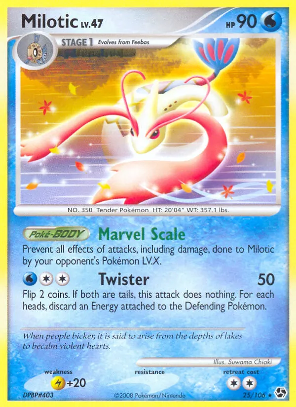 Milotic - Great Encounters Pokemon Card