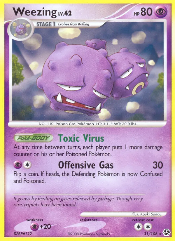 Weezing - Great Encounters Pokemon Card