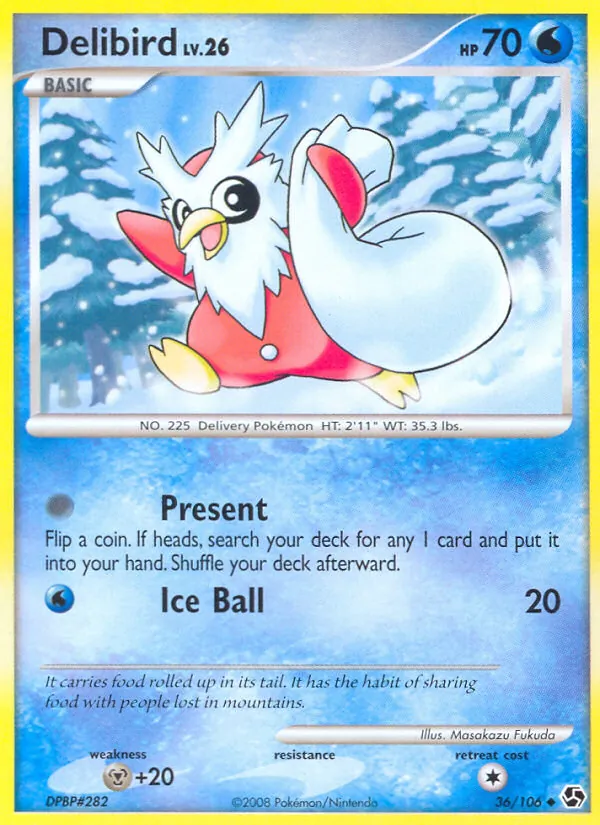 Delibird - Great Encounters Pokemon Card