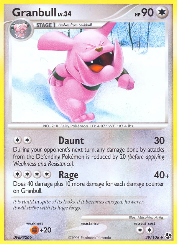 Granbull - Great Encounters Pokemon Card