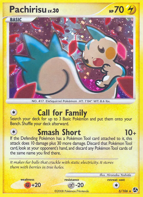 Pachirisu - Great Encounters Pokemon Card