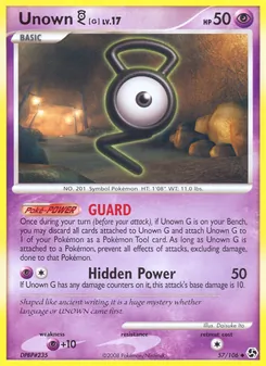 Unown G - Great Encounters