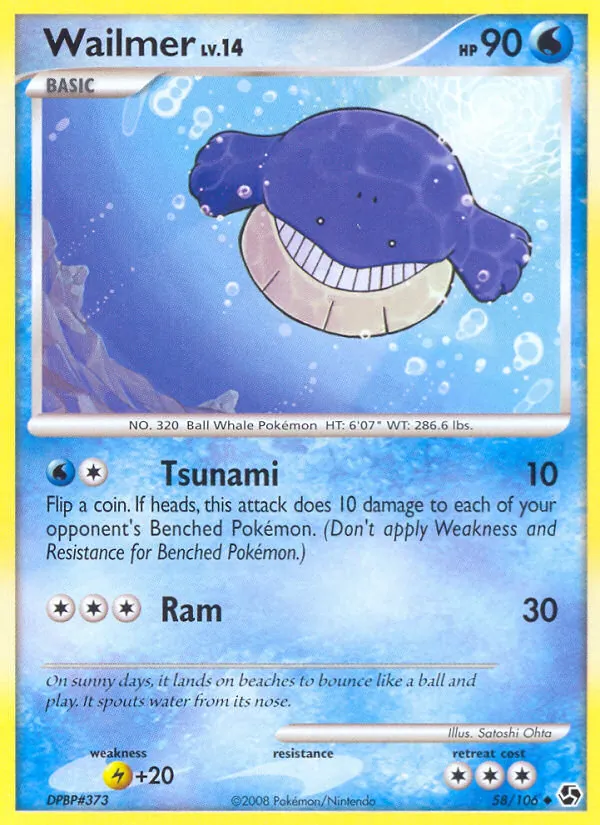 Wailmer - Great Encounters Pokemon Card