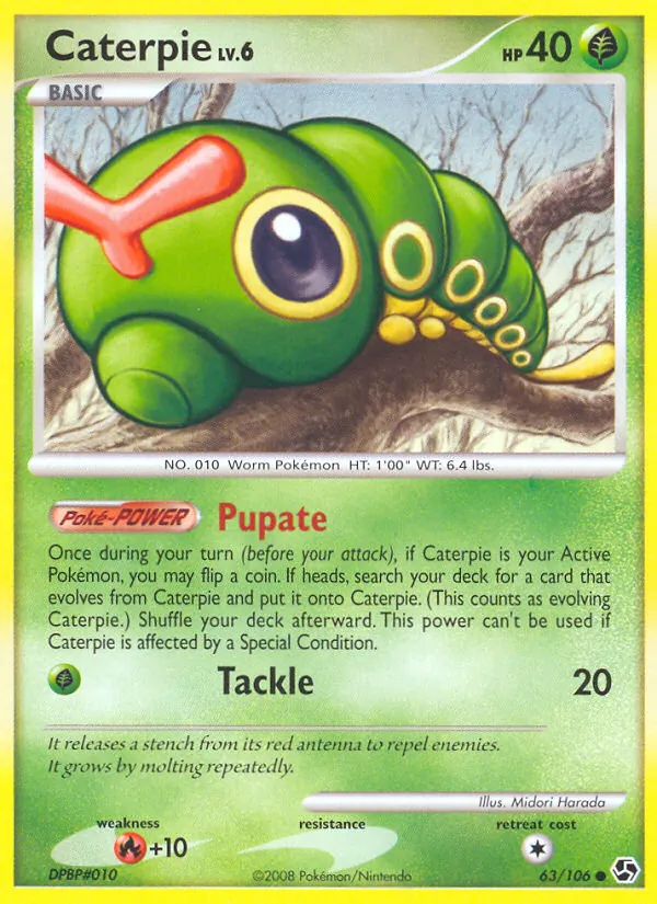 Caterpie - Great Encounters Pokemon Card