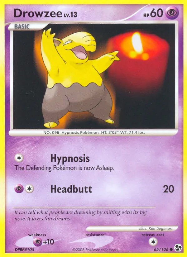 Drowzee - Great Encounters Pokemon Card