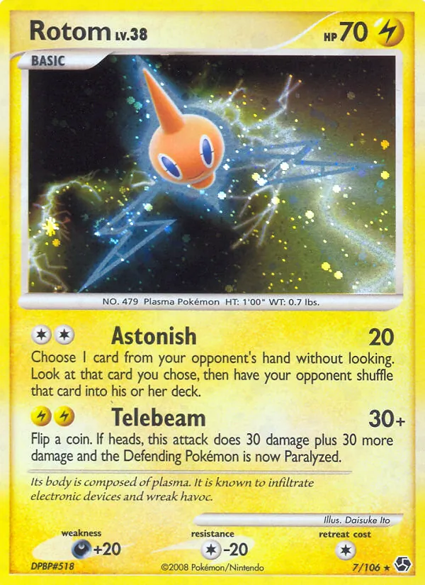 Rotom - Great Encounters Pokemon Card