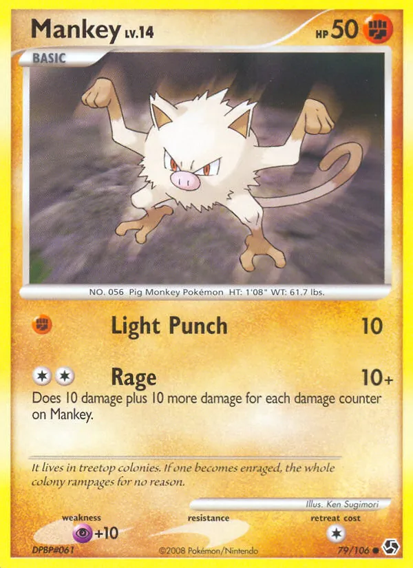 Mankey - Great Encounters Pokemon Card