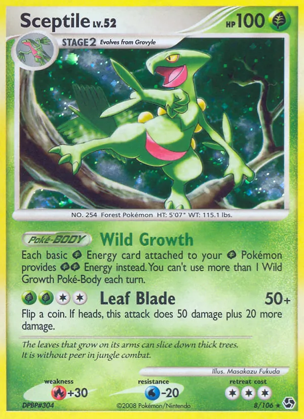 Sceptile - Great Encounters Pokemon Card