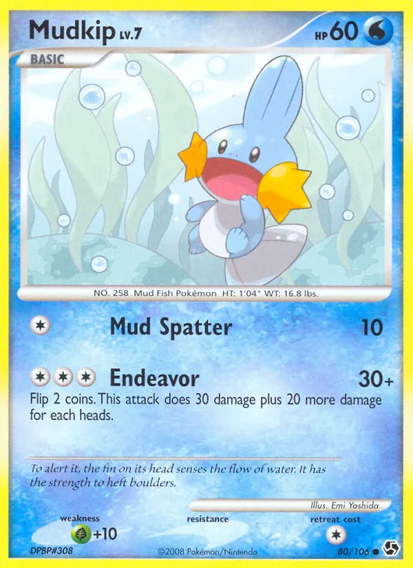 Mudkip - Great Encounters Pokemon Card