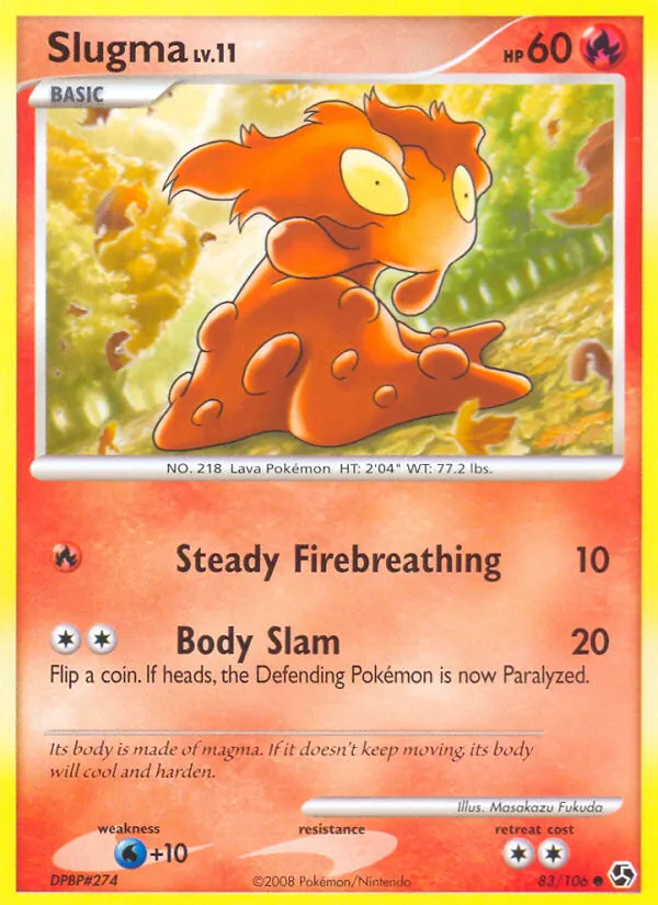 Slugma - Great Encounters Pokemon Card