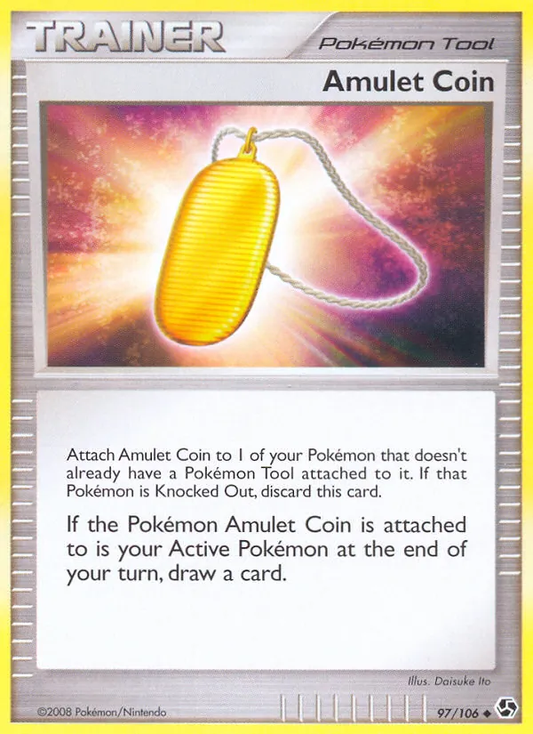 Amulet Coin - Great Encounters Pokemon Card