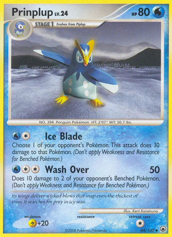 Prinplup - Majestic Dawn Pokemon Card