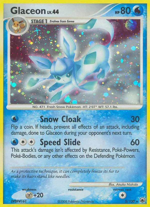 Glaceon - Majestic Dawn Pokemon Card
