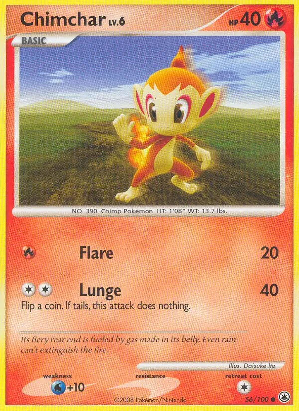 Chimchar - Majestic Dawn Pokemon Card