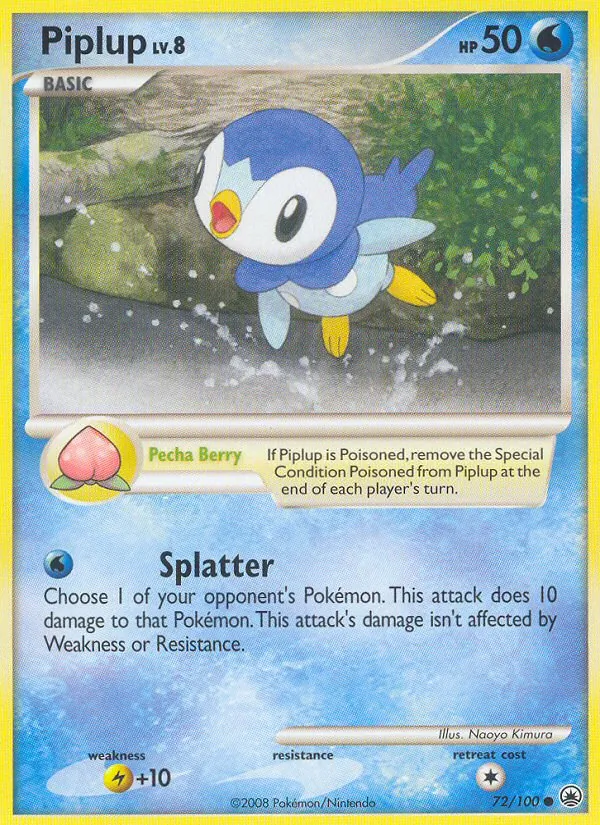 Piplup - Majestic Dawn Pokemon Card