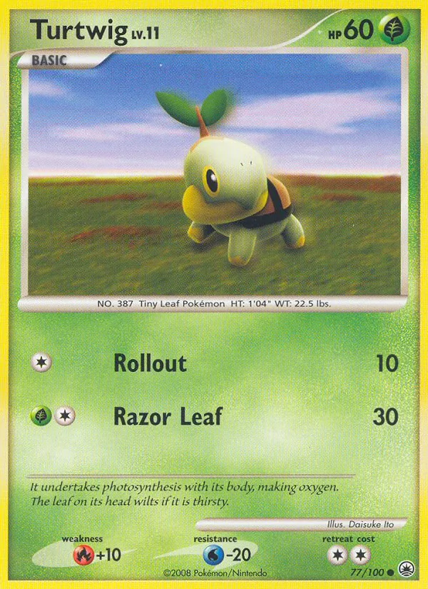 Turtwig - Majestic Dawn Pokemon Card
