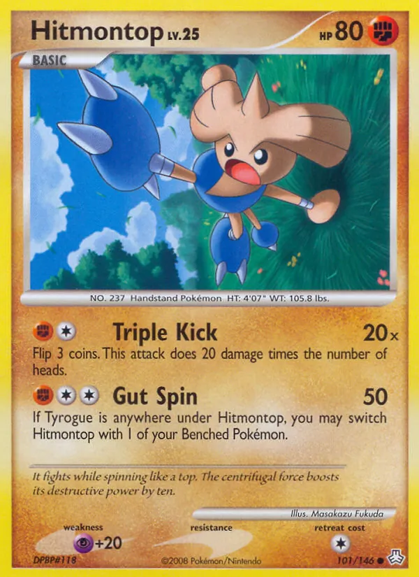 Hitmontop - Legends Awakened Pokemon Card
