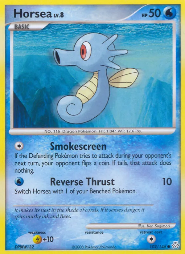 Horsea - Legends Awakened Pokemon Card
