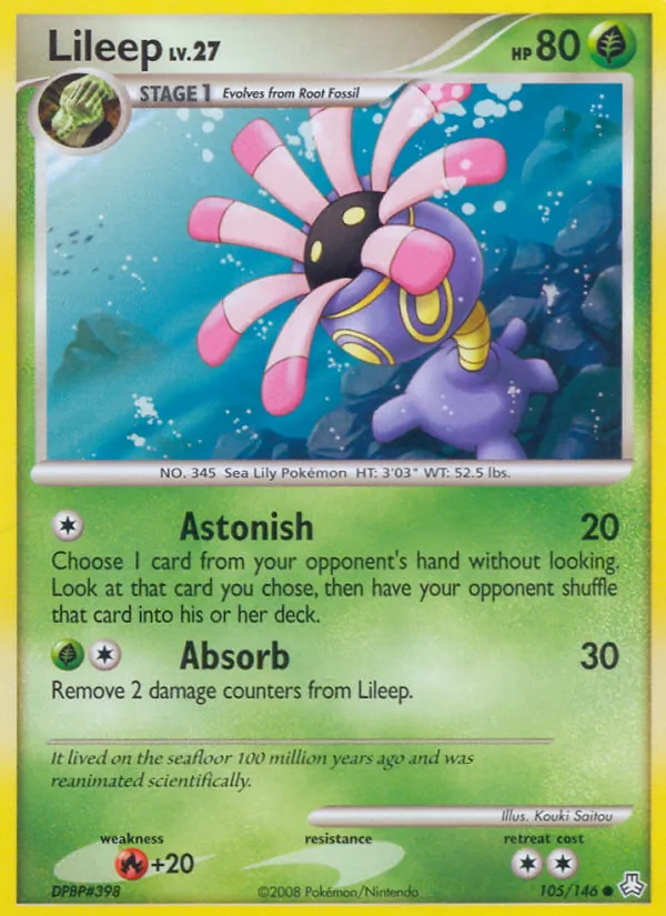 Lileep - Legends Awakened Pokemon Card