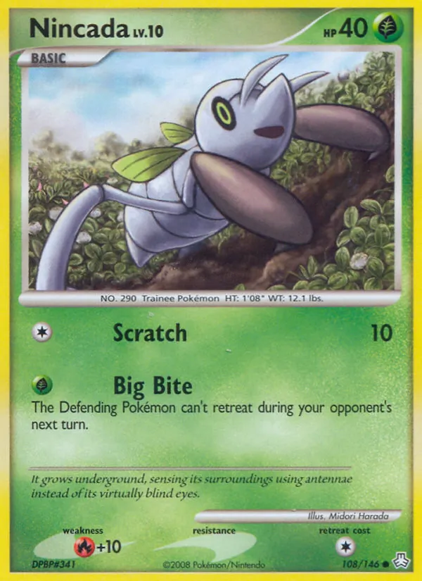 Nincada - Legends Awakened Pokemon Card