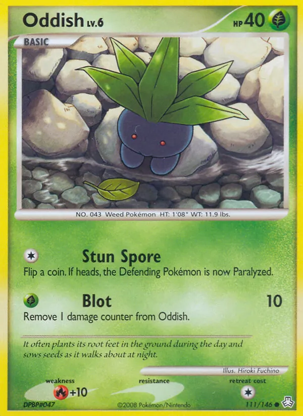 Oddish - Legends Awakened Pokemon Card