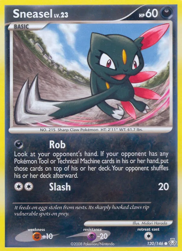 Sneasel - Legends Awakened Pokemon Card