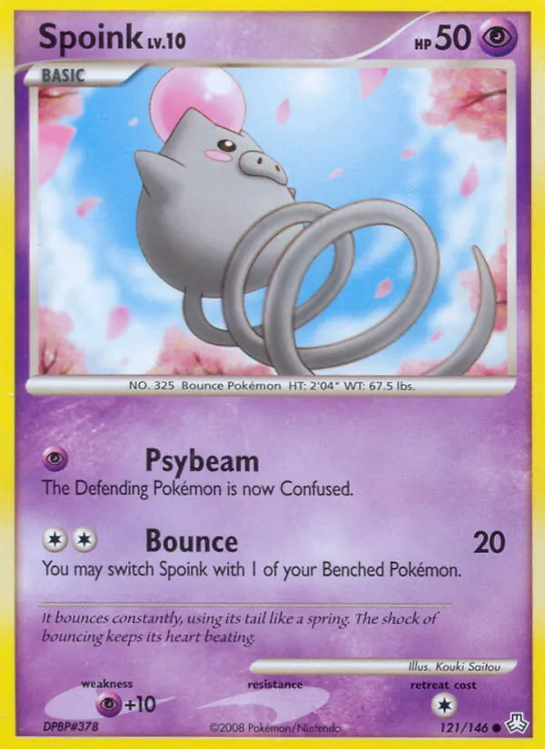 Spoink - Legends Awakened Pokemon Card