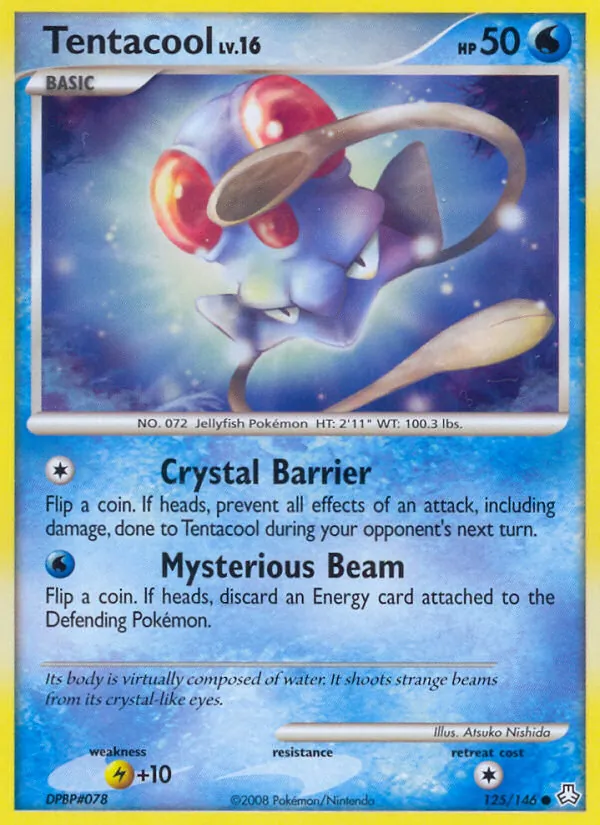 Tentacool - Legends Awakened Pokemon Card