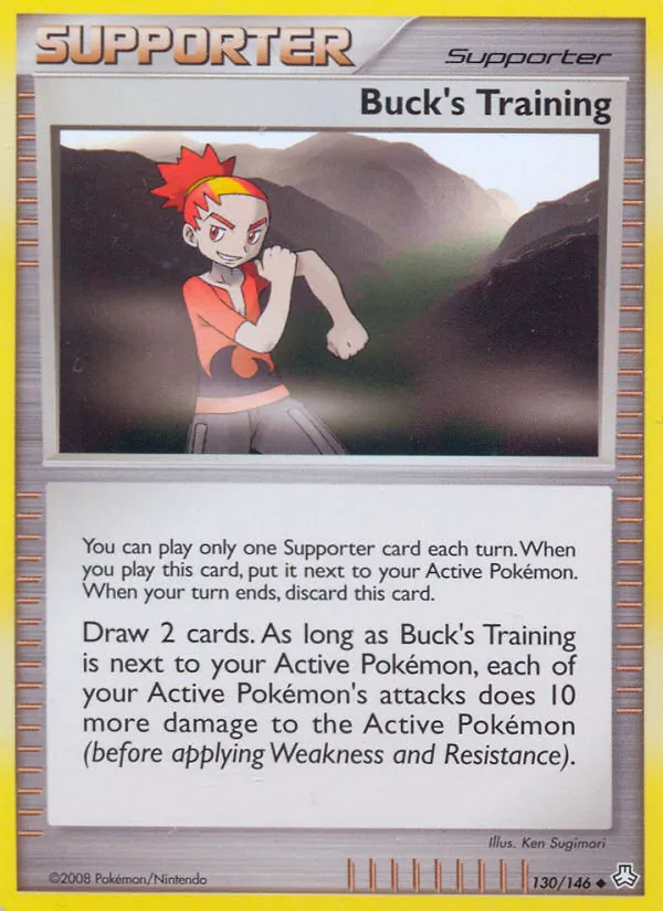 Buck's Training - Legends Awakened Pokemon Card