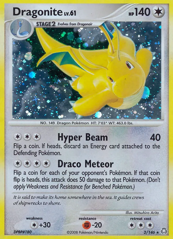 Dragonite - Legends Awakened Pokemon Card