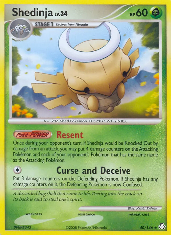 Shedinja - Legends Awakened Pokemon Card