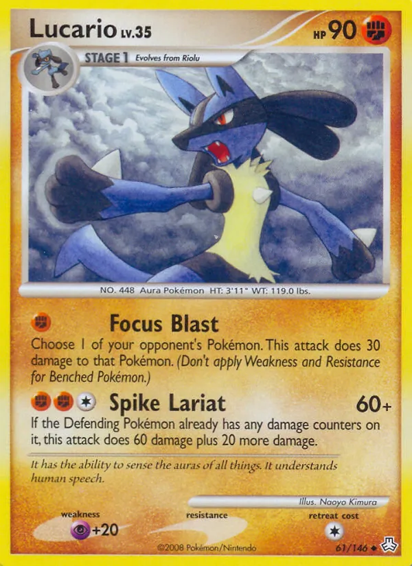 Lucario - Legends Awakened Pokemon Card