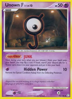 Unown J - Legends Awakened