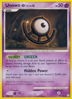 Unown U - Legends Awakened