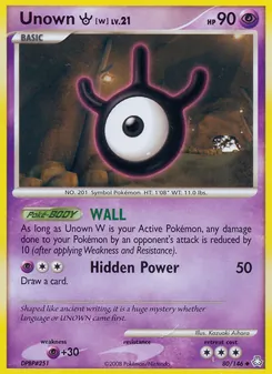 Unown W - Legends Awakened