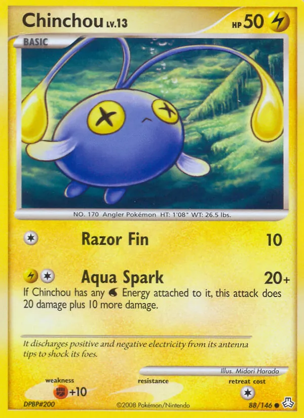 Chinchou - Legends Awakened Pokemon Card