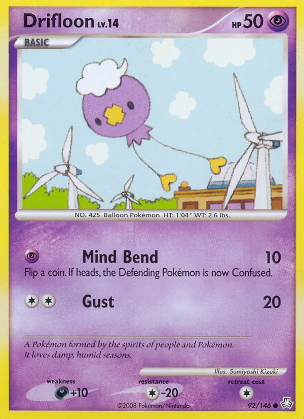 Drifloon - Legends Awakened Pokemon Card