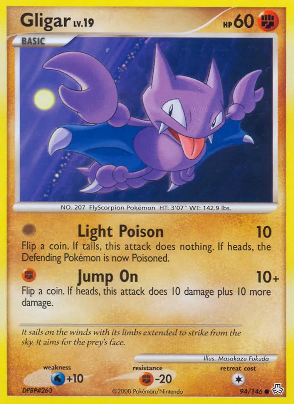 Gligar - Legends Awakened Pokemon Card