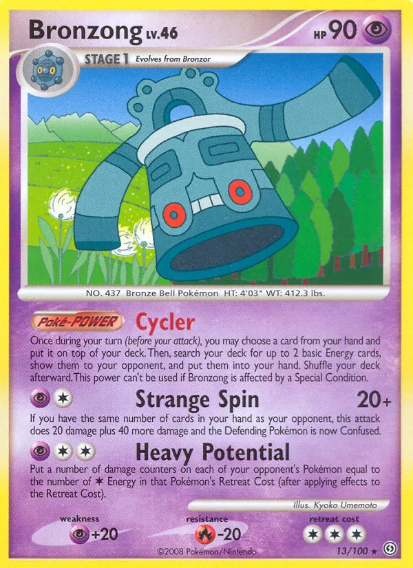 Bronzong - Stormfront Pokemon Card