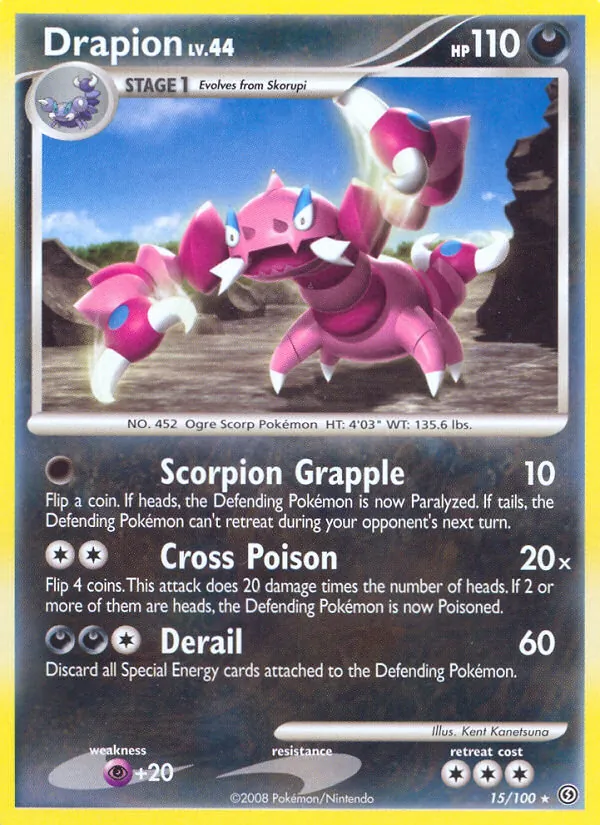 Drapion - Stormfront Pokemon Card