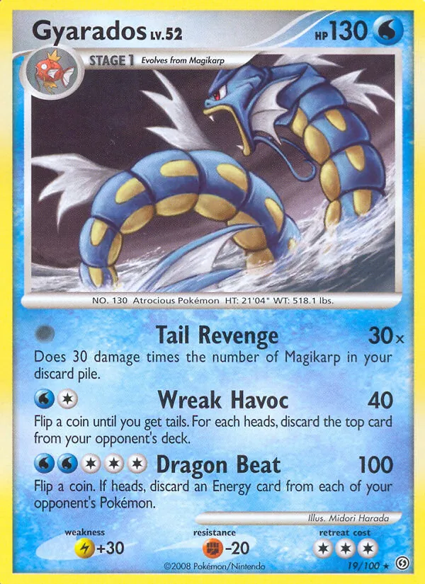 Gyarados - Stormfront Pokemon Card