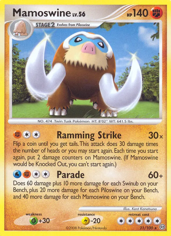 Mamoswine - Stormfront Pokemon Card